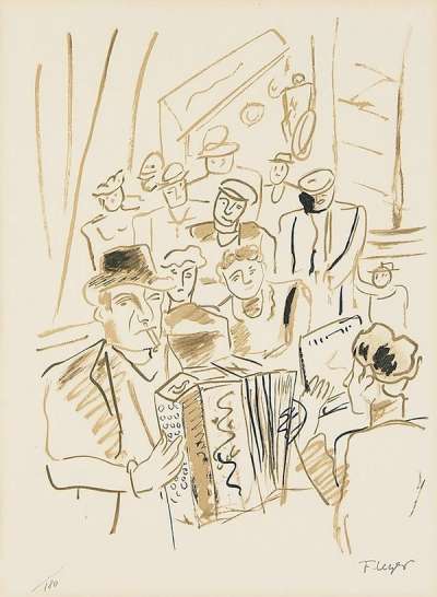 Le Cafe - Signed Print by Fernand Leger 1959 - MyArtBroker