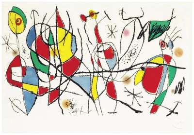 L’Invitée Du Dimanche - Signed Print by Joan Miró 1969 - MyArtBroker