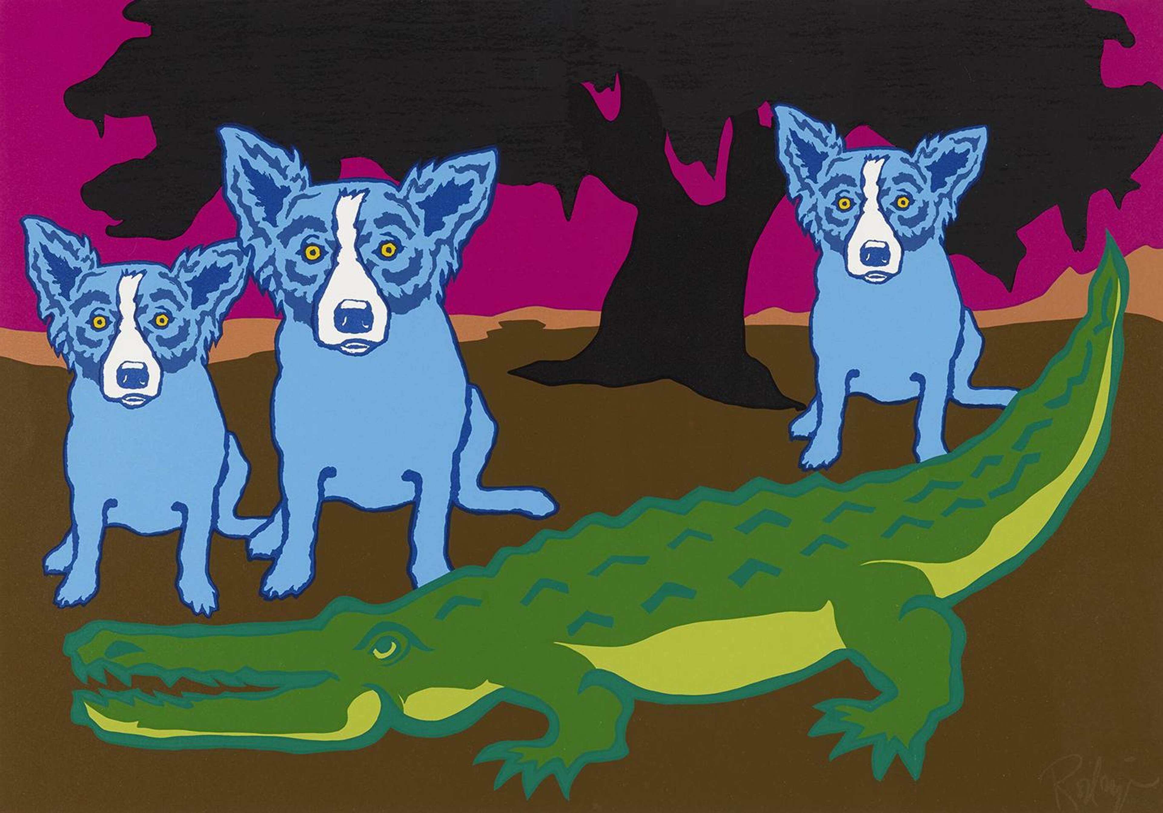 Later Gator - Signed Print by George Rodrigue 1992 - MyArtBroker