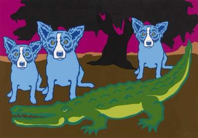 Later Gator - Signed Print by George Rodrigue 1992 - MyArtBroker