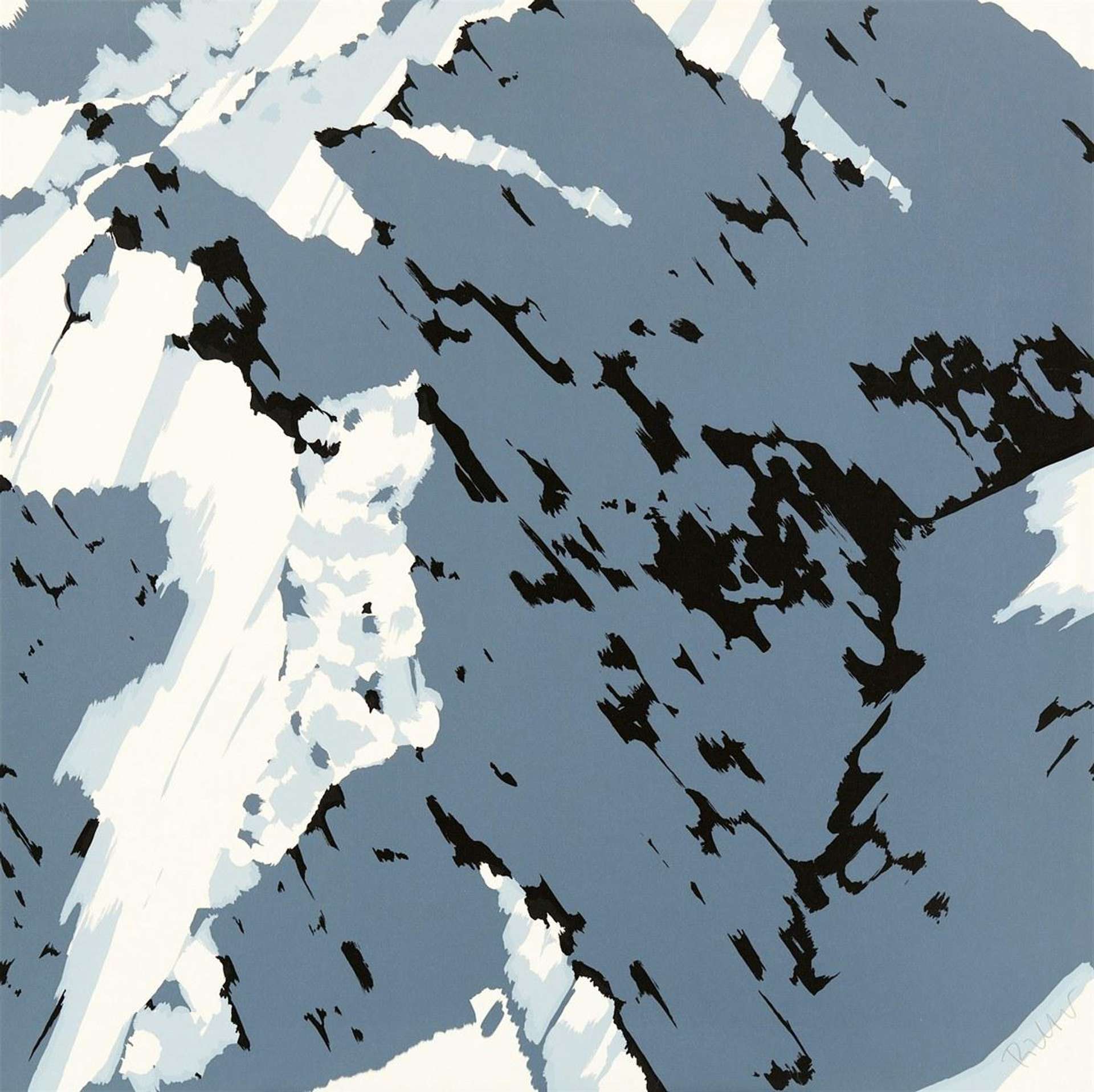 Schweizer Alpen I - A1 - Signed Print by Gerhard Richter 1969 - MyArtBroker