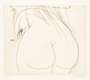 Brett Whiteley: Woman Under A Shower - Signed Print