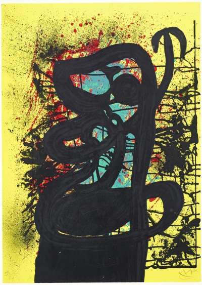 Joan Miró: La Dentellière - Signed Print