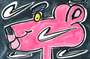 Katherine Bhernhardt: Nike Panther - Signed Print