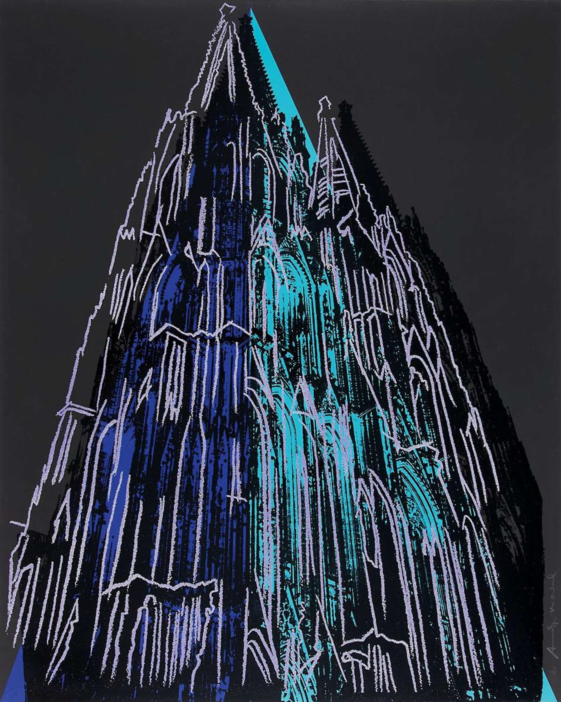 Cologne Cathedral (F. & S. II.362) - Signed Print by Andy Warhol 1985 - MyArtBroker