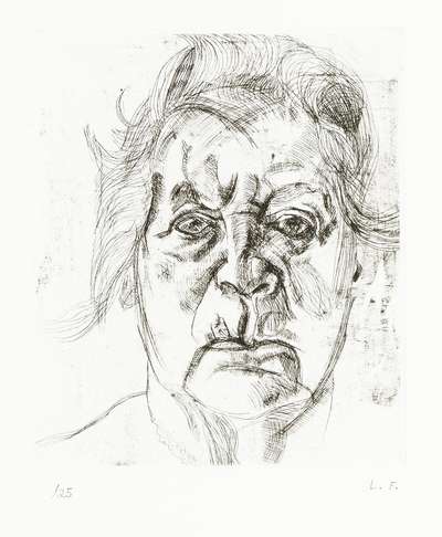 The Painter’s Mother - Signed Print by Lucian Freud 1982 - MyArtBroker