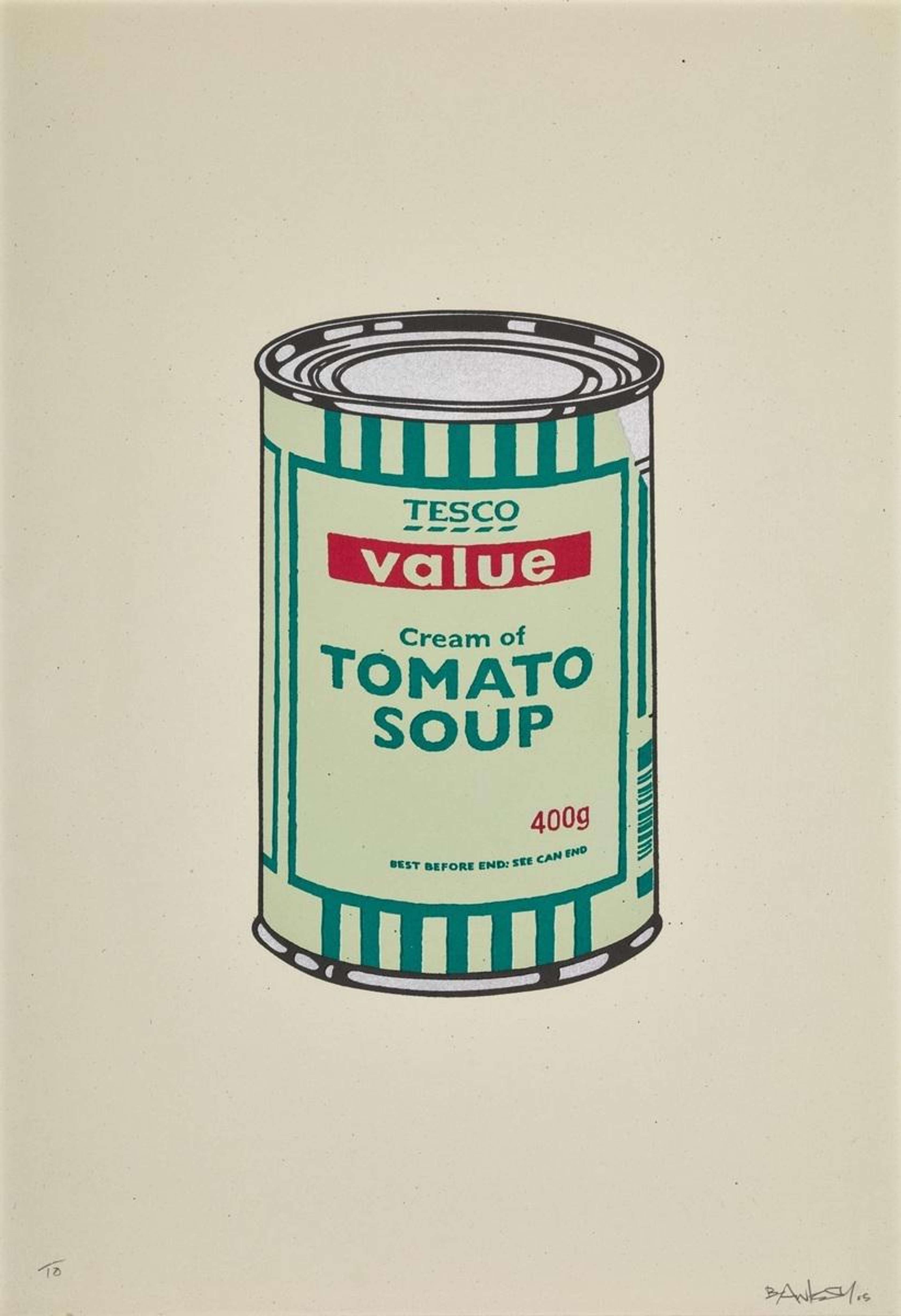 Soup Can (mint, emerald and cherry) - Signed Print by Banksy 2005 - MyArtBroker