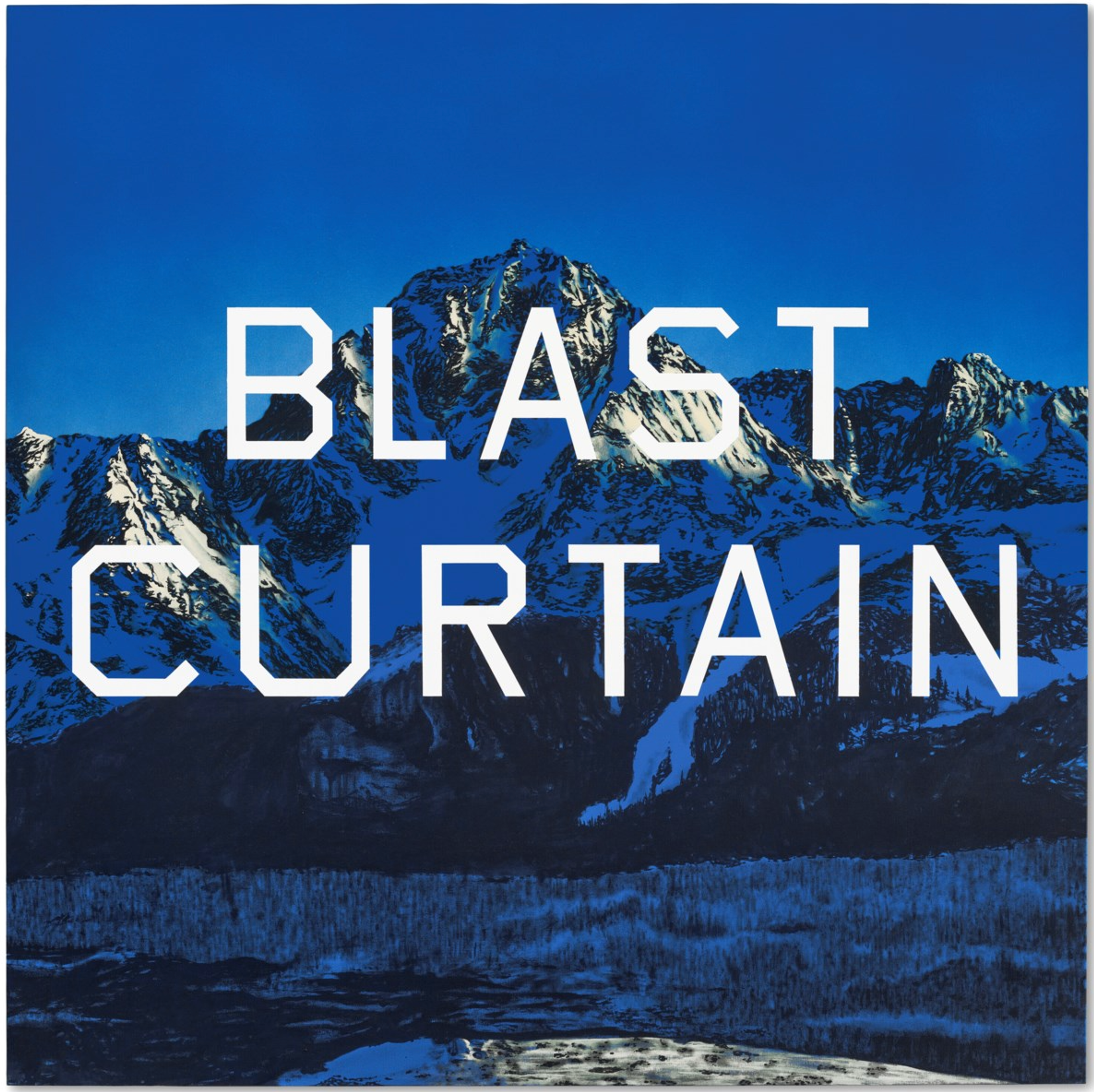 Blast Curtain by Ed Ruscha - Christie's 
