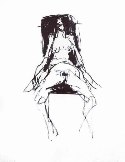 Lonely Chair I - Signed Print by Tracey Emin 2015 - MyArtBroker