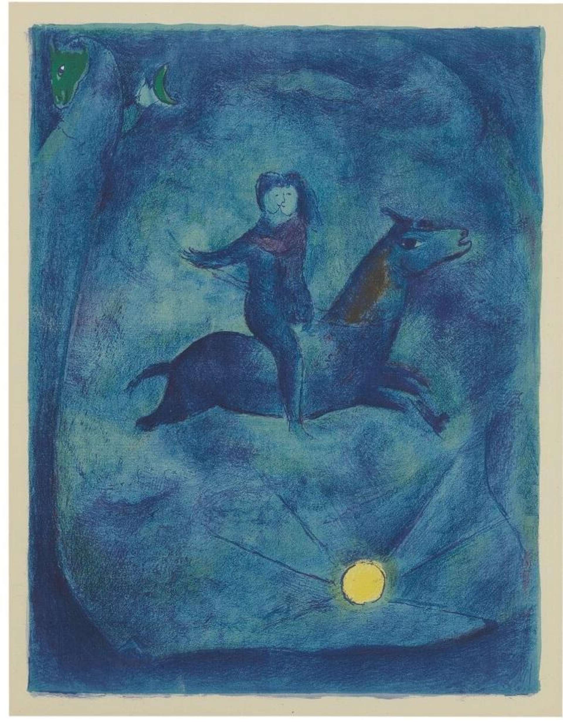 Marc Chagall: Arabian Nights 12 - Signed Print