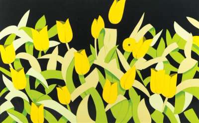 Yellow Tulips - Signed Print by Alex Katz 2014 - MyArtBroker