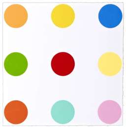 Damien Hirst Glycine Cresol Red (Signed Print) 2011