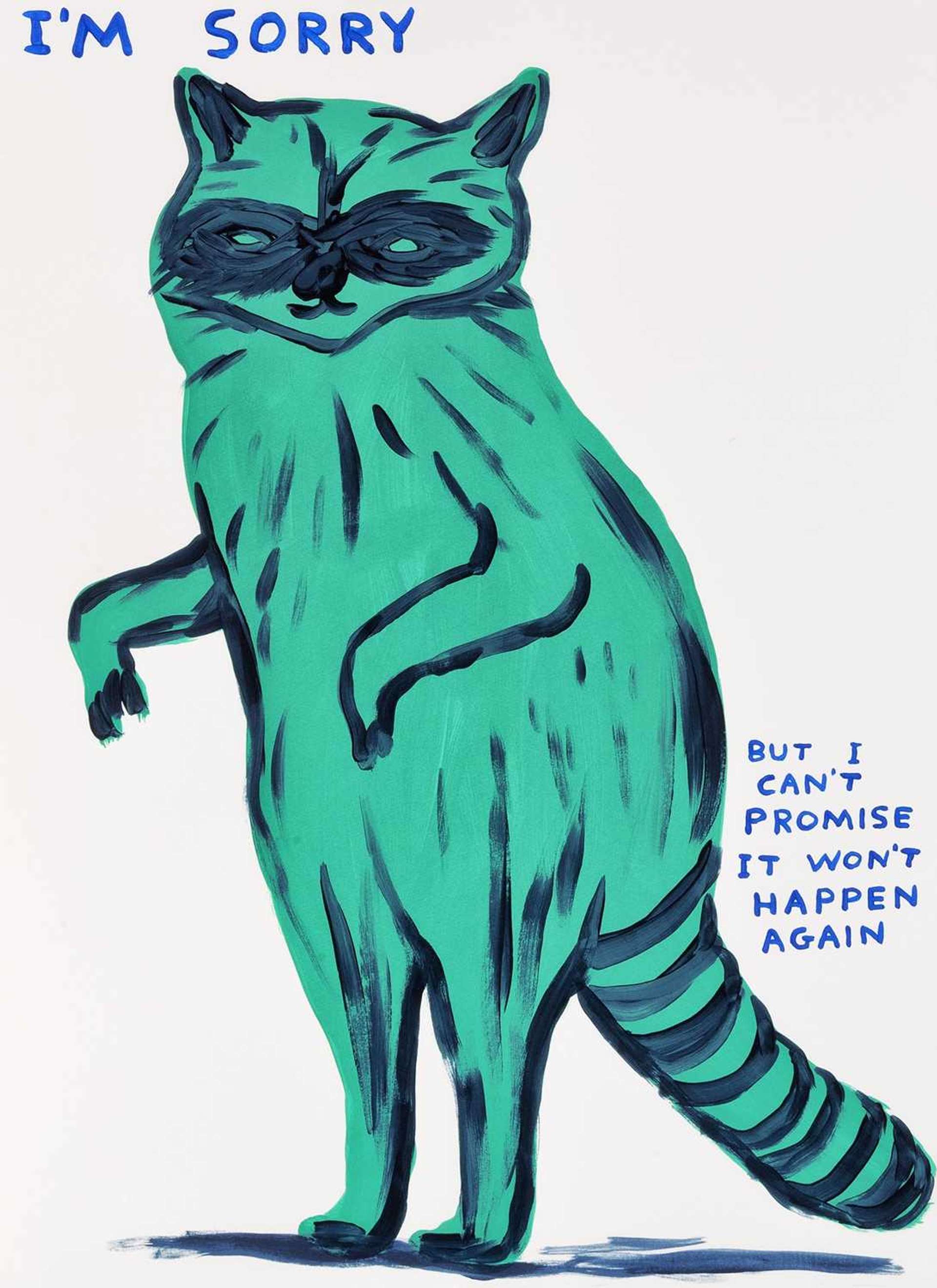 I'm Sorry But I Can't Promise It Won't Happen Again - Signed Print by David Shrigley 2021 - MyArtBroker