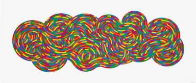 Whirls And Twirls (Color) - Signed Print by Sol Lewitt 2005 - MyArtBroker