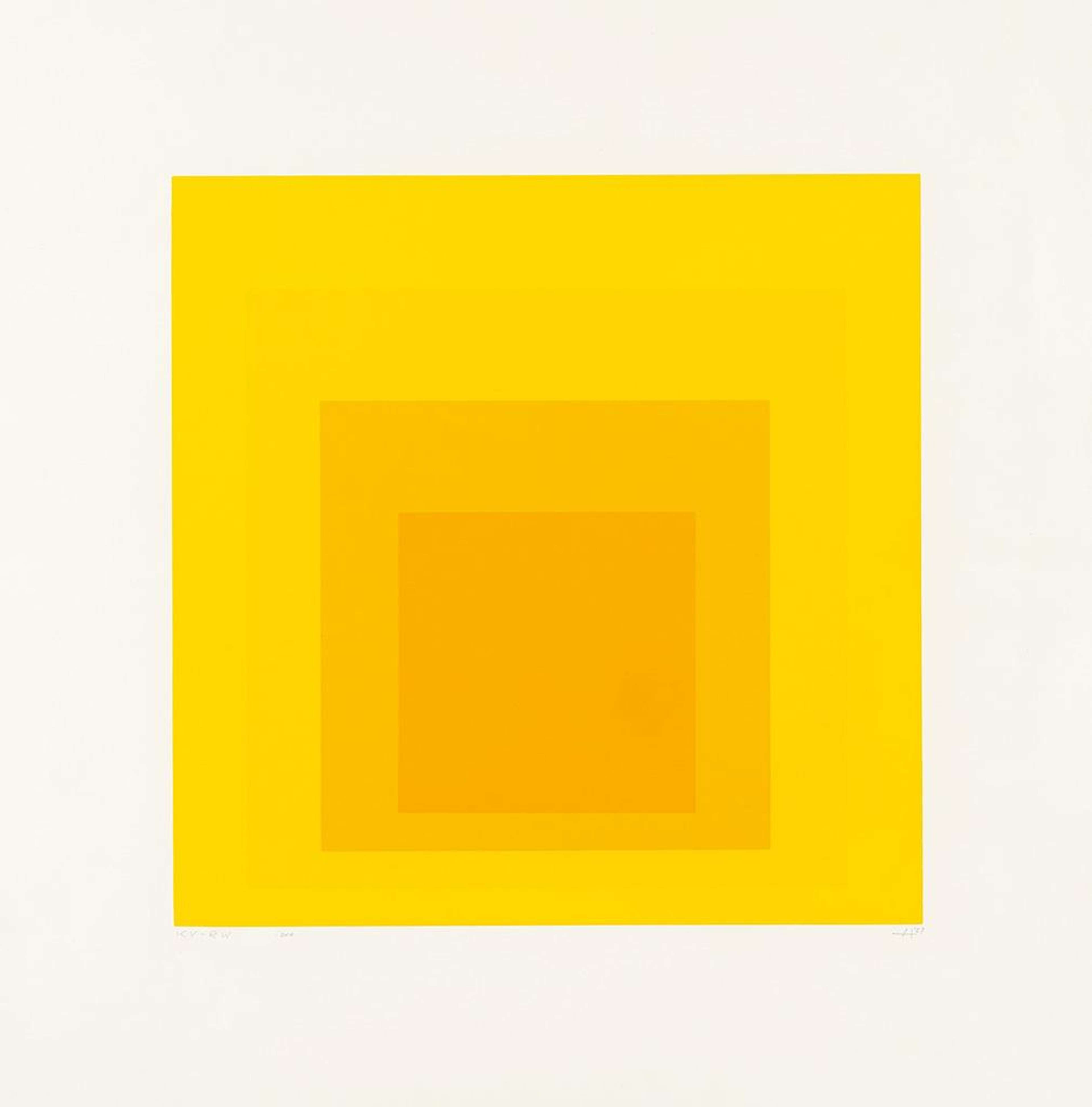 KV-RW - Signed Print by Josef Albers 1967 - MyArtBroker