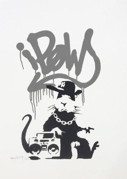 Gangsta Rat by Banksy Background & Meaning | MyArtBroker