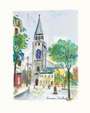 Maurice Utrillo: Saint Germain Des Prés - Signed Print