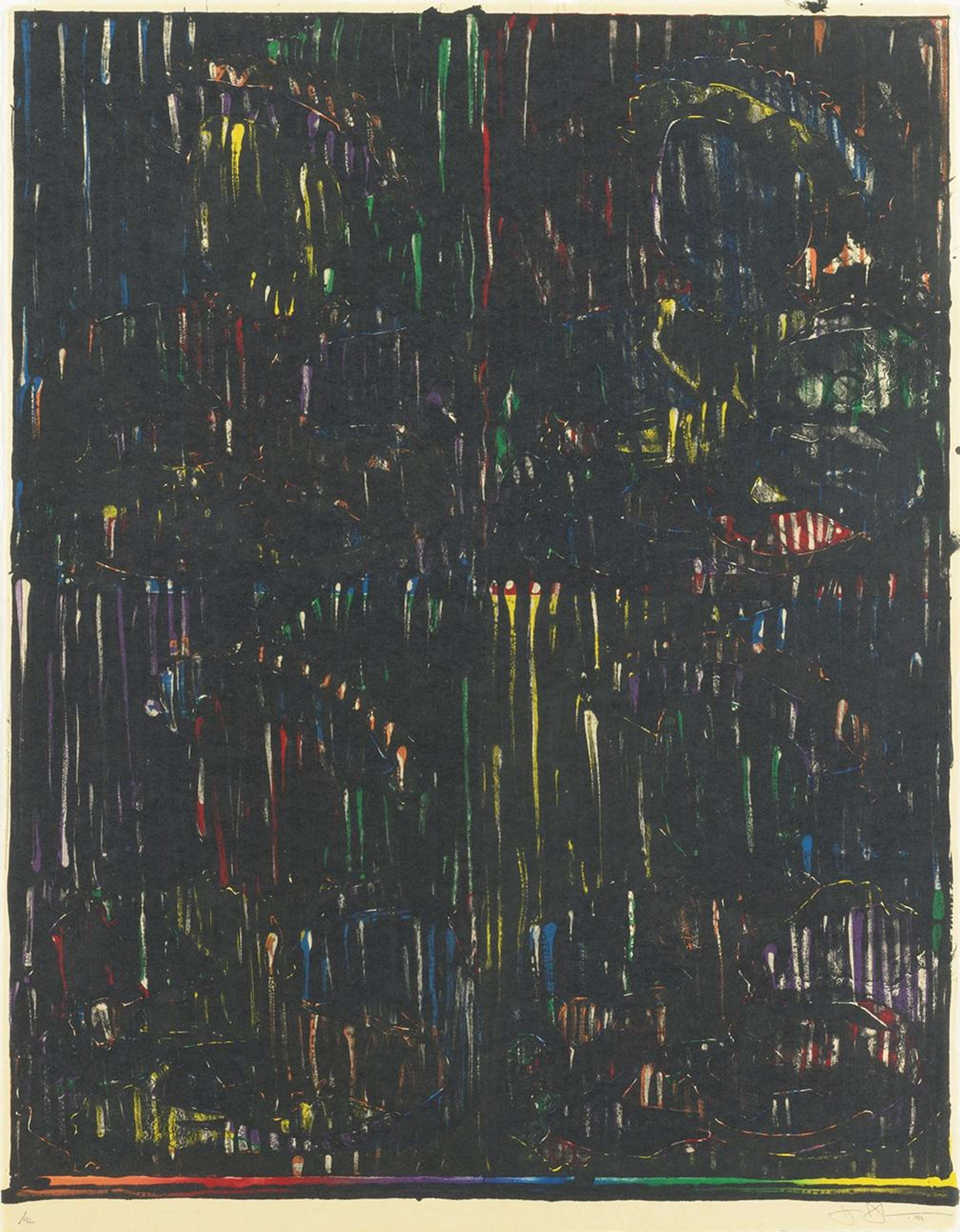After Holbein - Signed Print by Jasper Johns 1994 - MyArtBroker