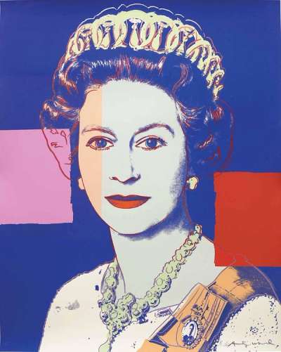 Andy Warhol: Queen Elizabeth II Royal Edition (F. & S. II.337A) - Signed Print