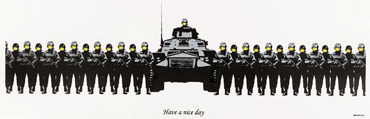 Banksy Have A Nice Day (Signed Print) 2003