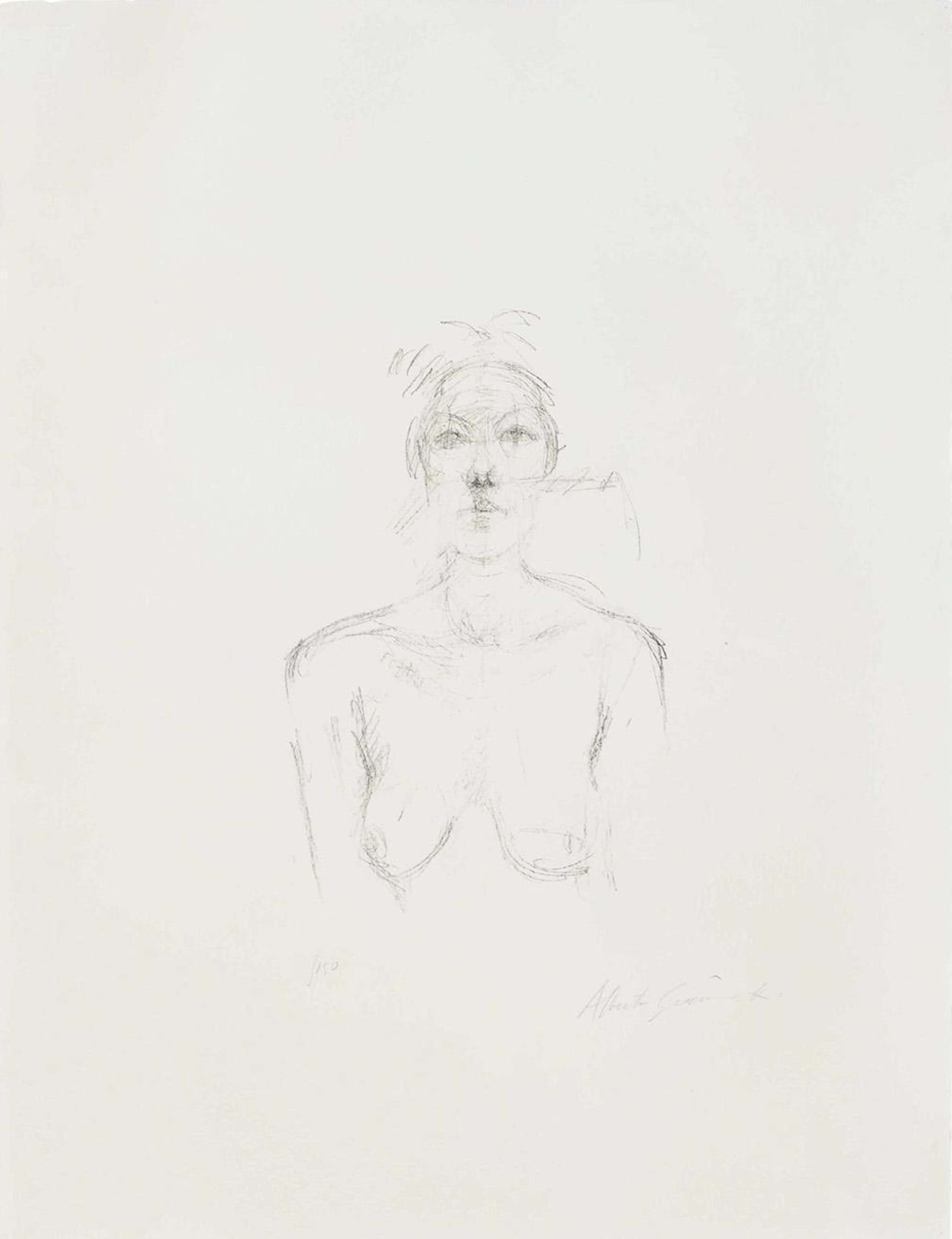 Buste II - Signed Print by Alberto Giacometti 1960 - MyArtBroker