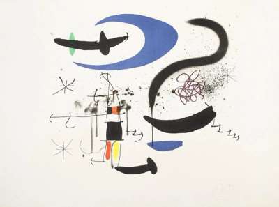 L’Escalier De La Nuit - Signed Print by Joan Miró 1970 - MyArtBroker