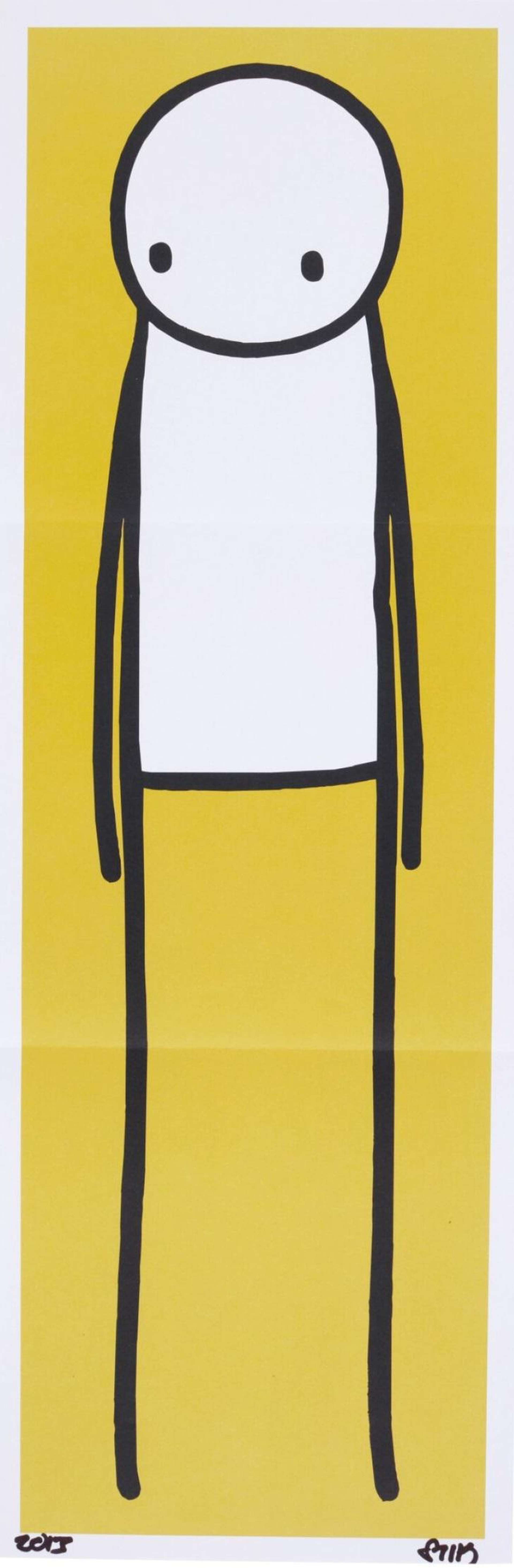The Big Issue (yellow) - Signed Print by Stik 2013 - MyArtBroker