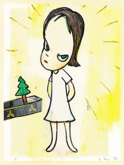 Little Tannenbaum - Signed Print by Yoshitomo Nara 1999 - MyArtBroker