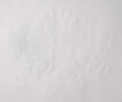 Keith Haring: Angel (white) - Signed Print