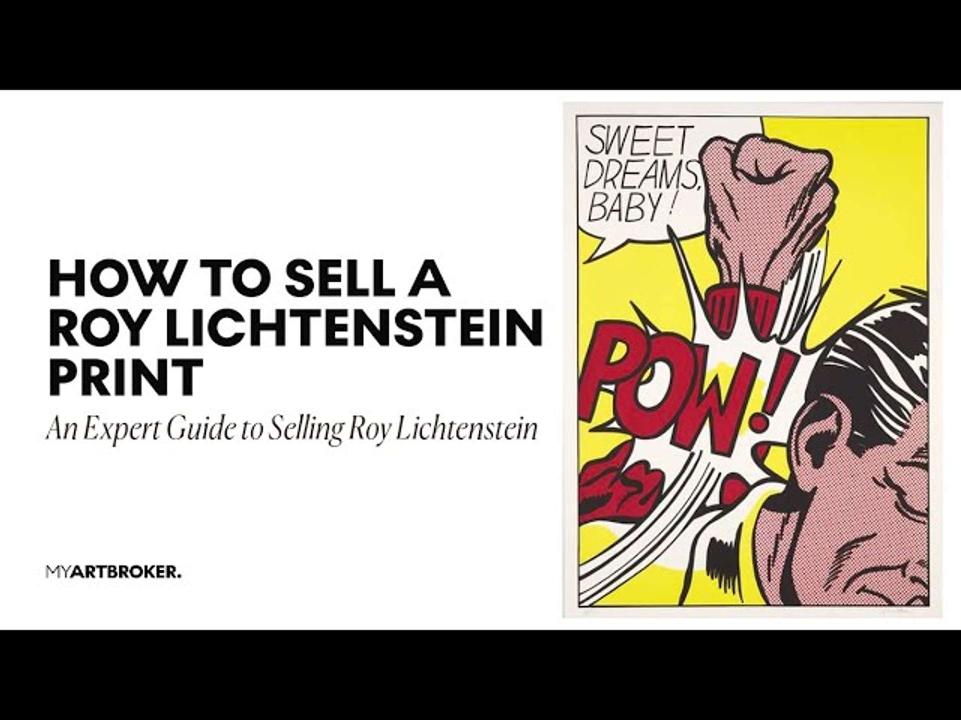 A Seller’s Guide To Roy Lichtenstein