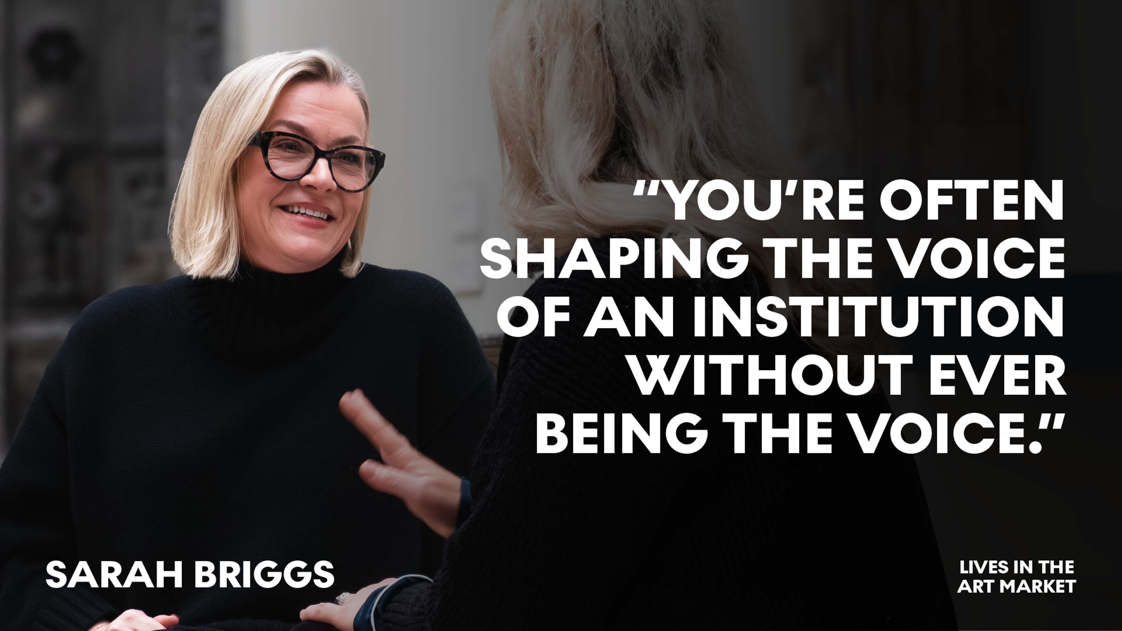 Sarah Briggs Has Spent Her Career Watching People Look at Art