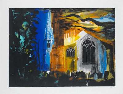 Long Sutton - Signed Print by John Piper 1985 - MyArtBroker