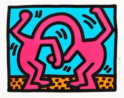 Pop Shop II, Plate IV - Signed Print by Keith Haring 1988 - MyArtBroker