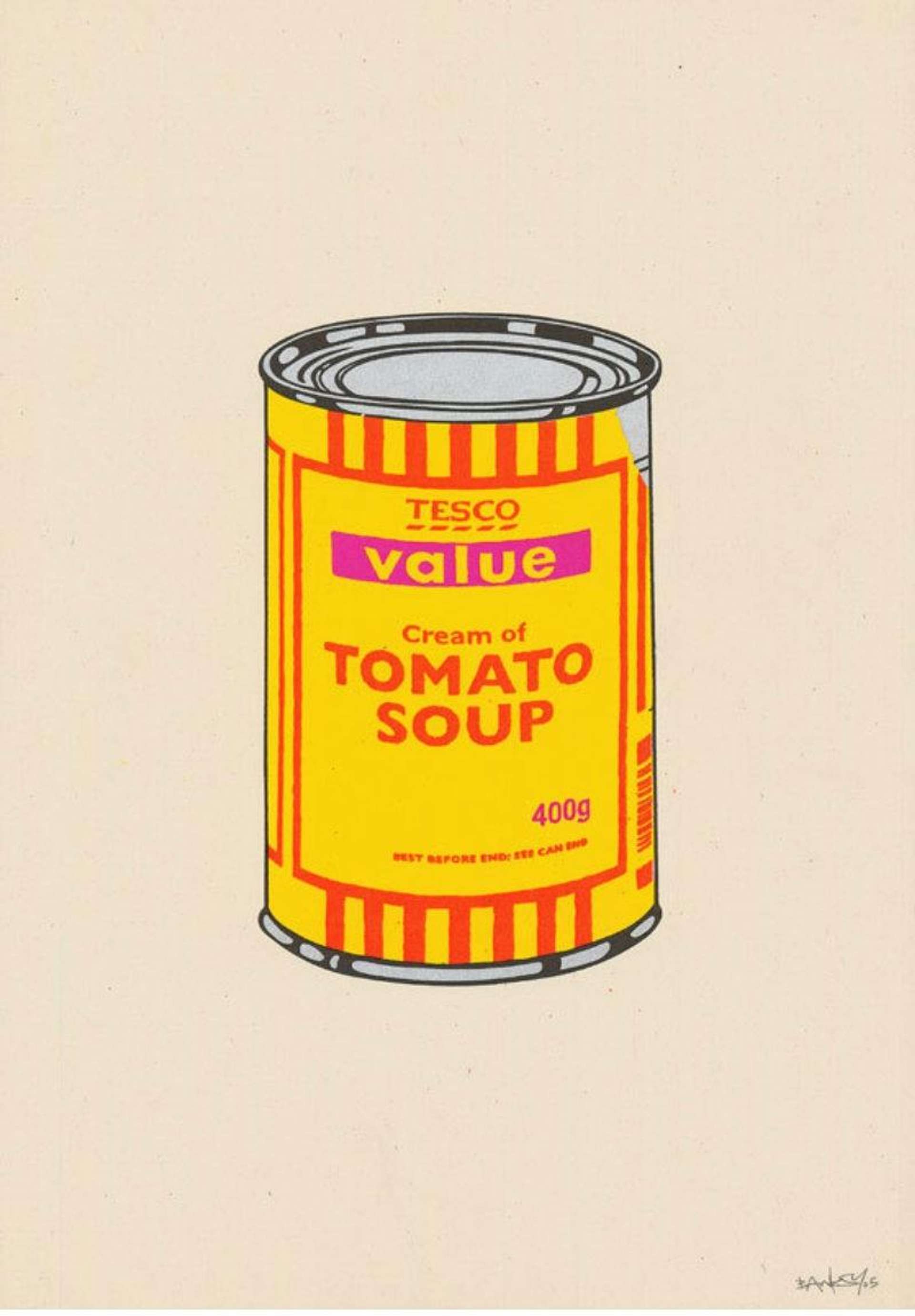 Soup Can (banana, orange and hot pink) by Banksy - MyArtBroker