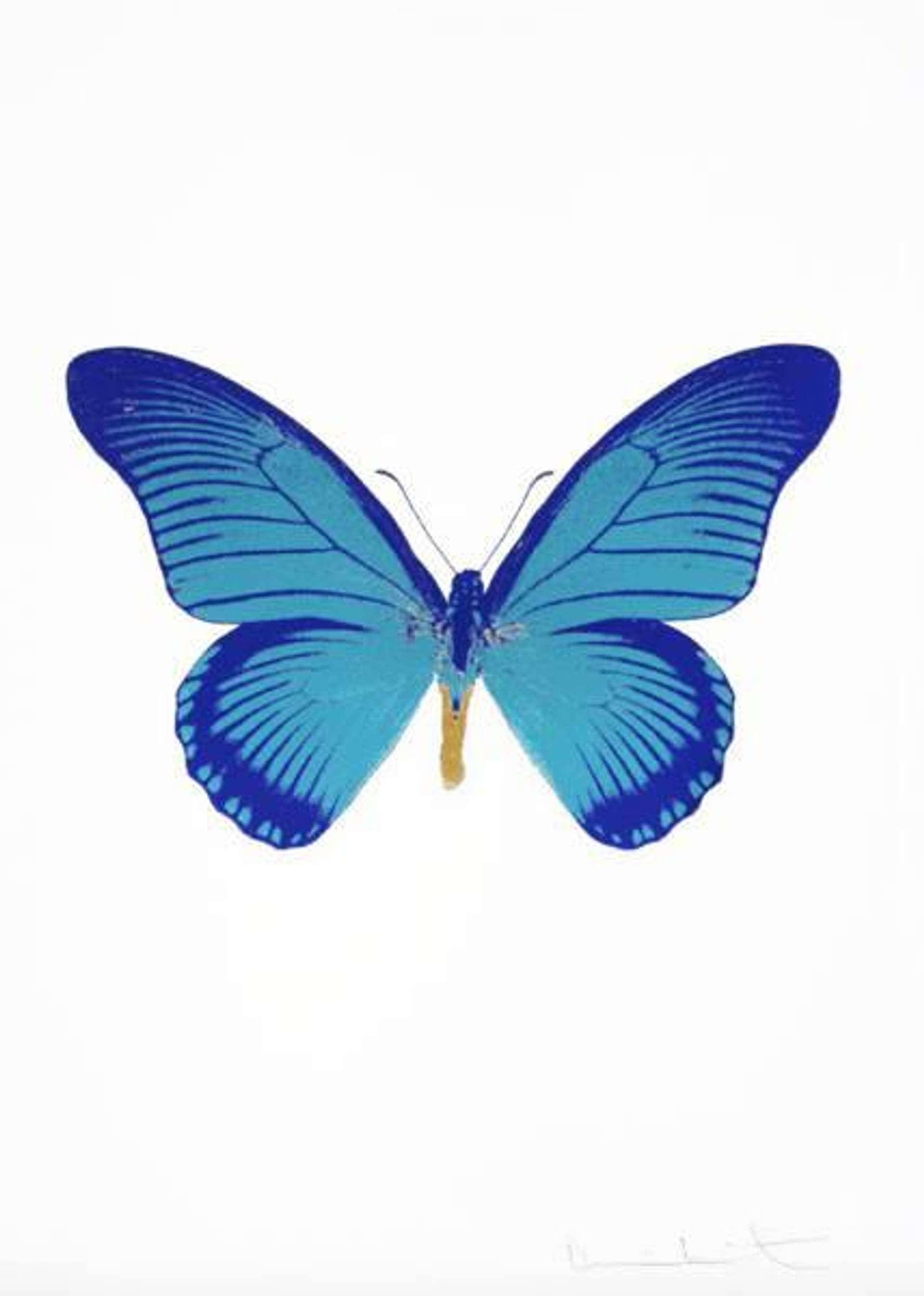 The Souls IV (topaz/westminster blue/african gold) by Damien Hirst