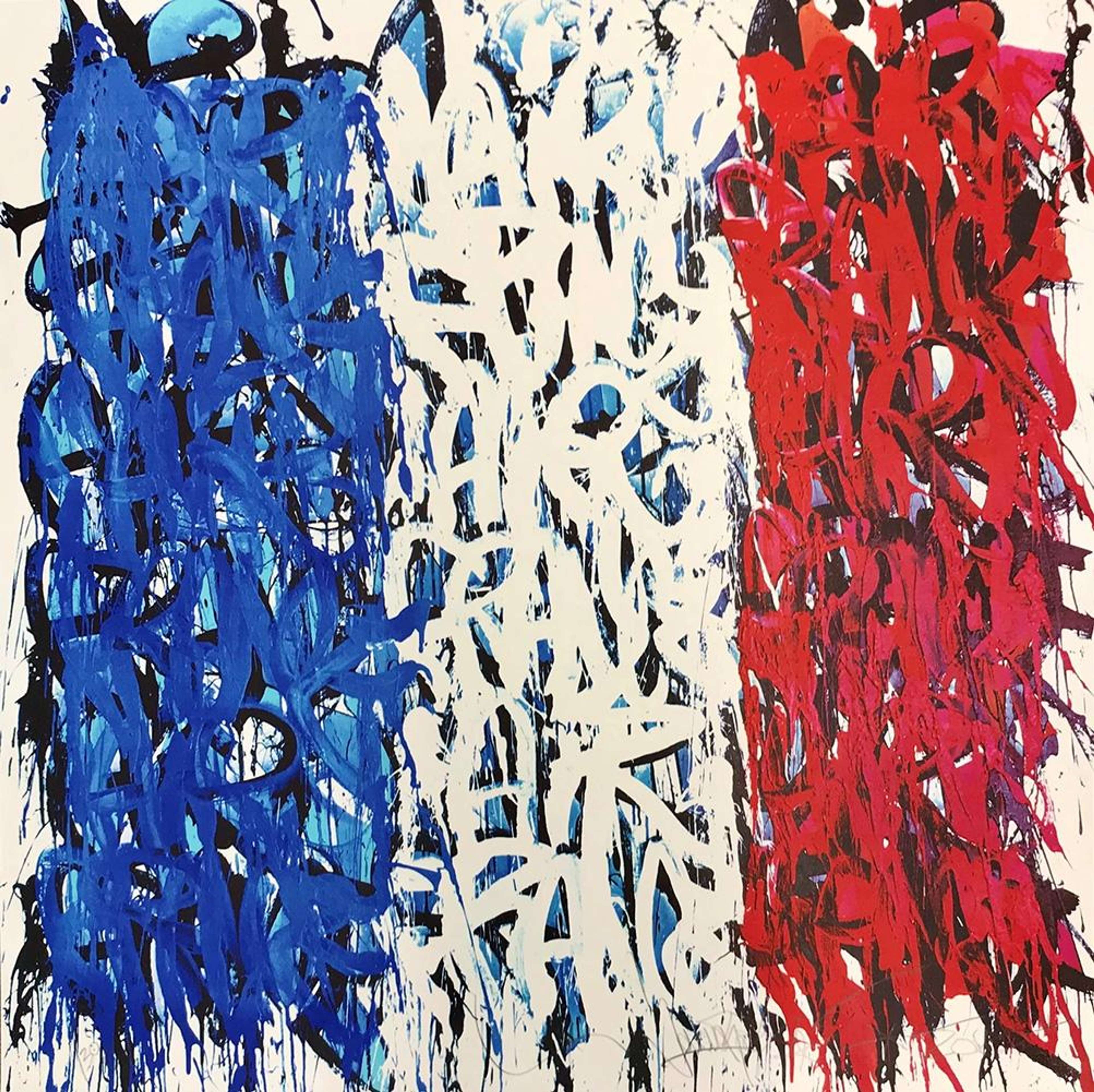 Air France Forever - Signed Print by JonOne 2017 - MyArtBroker