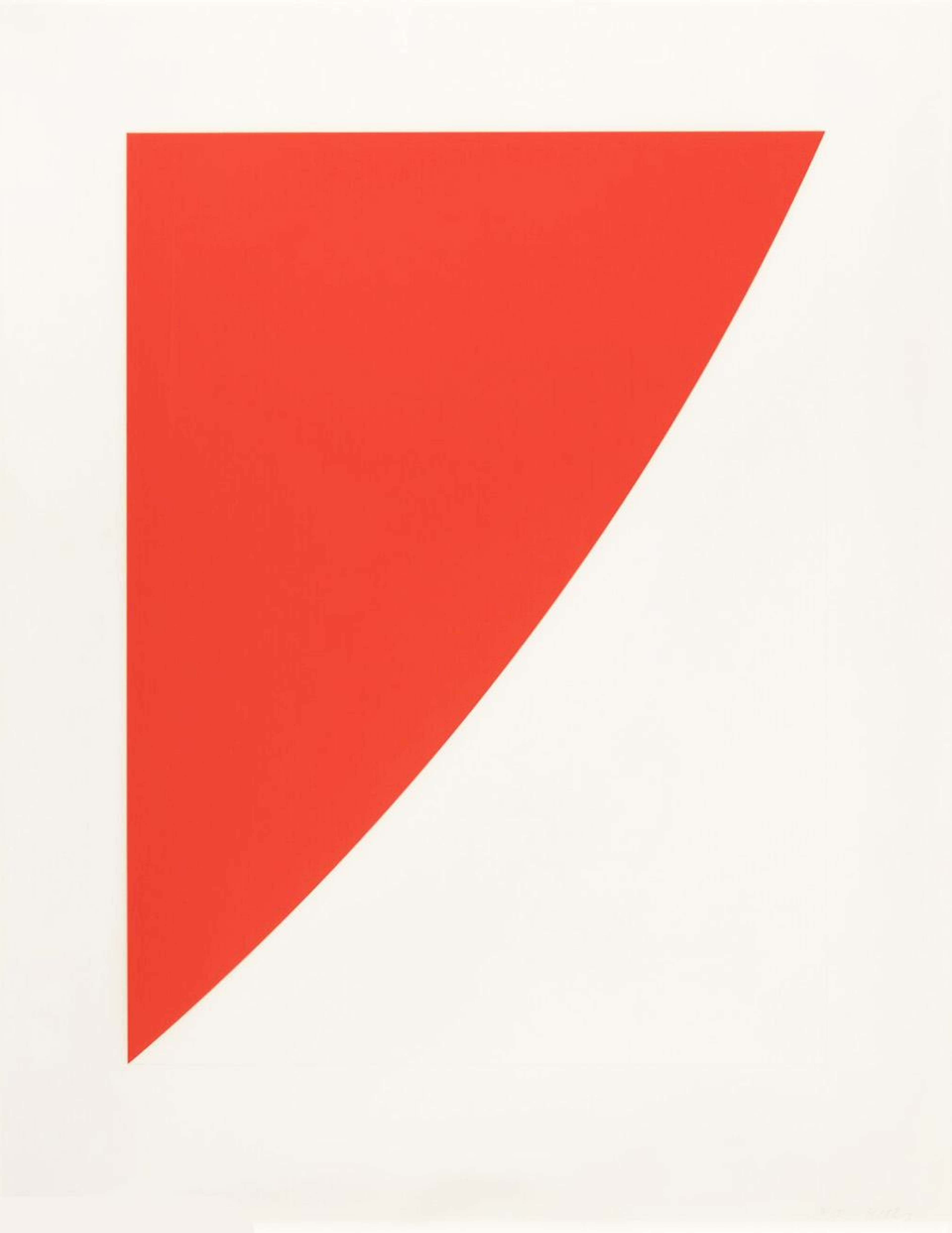 Red Curve - Signed Print by Ellsworth Kelly 1975 - MyArtBroker