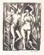 Otto Mueller: Adam Und Eva - Signed Print