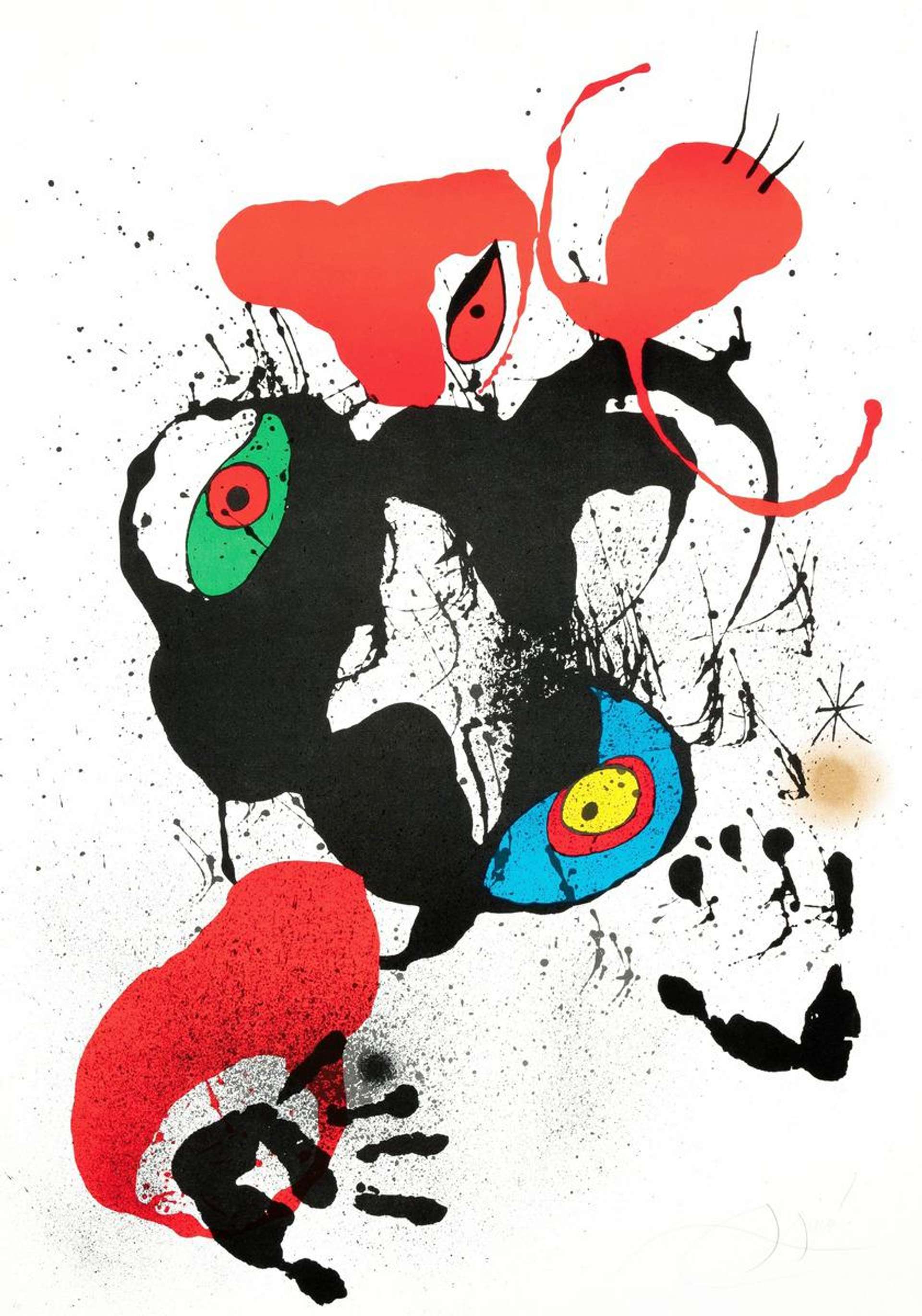 Joan Miró: El Fogainer - Signed Print