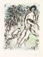 Marc Chagall: Idylle Aux Champs - Signed Print