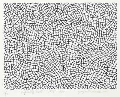 Infinity Nets, Kusama 48 - Signed Print by Yayoi Kusama 1984 - MyArtBroker