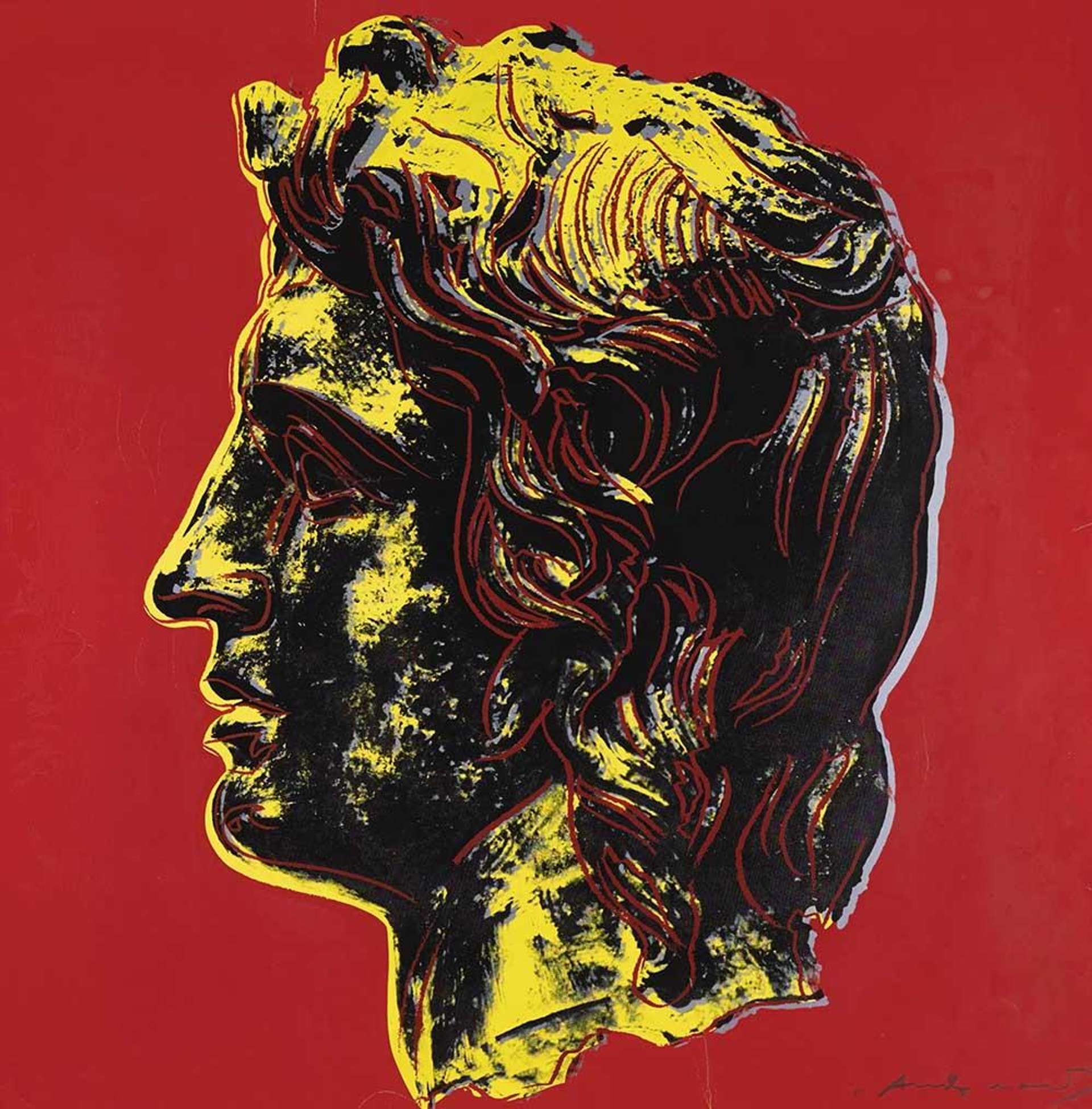 Alexander The Great (F. & S. II.292) by Andy Warhol
