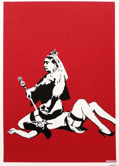 Queen Victoria - Signed Print by Banksy 2003 - MyArtBroker