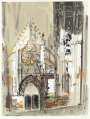 John Piper: Clamecy, Burgundy - Signed Print