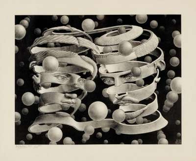 Bond Of Union - Signed Print by M. C. Escher 1956 - MyArtBroker
