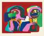 Karel Appel: Jules Et Bienette - Signed Print