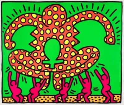 Fertility 5 - Signed Print by Keith Haring 1983 - MyArtBroker