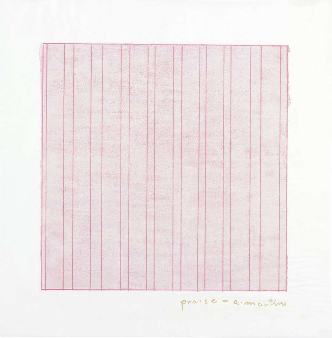 Martin Praise Agnes Martin Praise (Signed Print) 1976 | MyArtBroker
