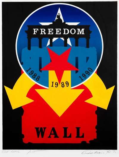 Robert Indiana: The Wall - Signed Print