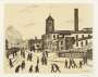 L S Lowry: A Northern Town - Signed Print